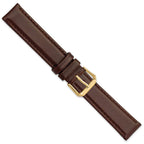 DeBeer Dark Watch Band in Leather - Sophia Jewelers