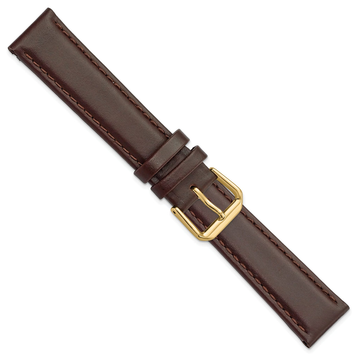 DeBeer Dark Watch Band in Leather - Sophia Jewelers
