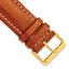 Saddle Brown Oil-Tanned Leather Watch Band, 20mm