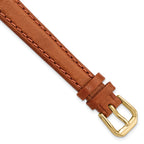 Havana Italian Leather Watch Band in Gold-Tone, 14mm