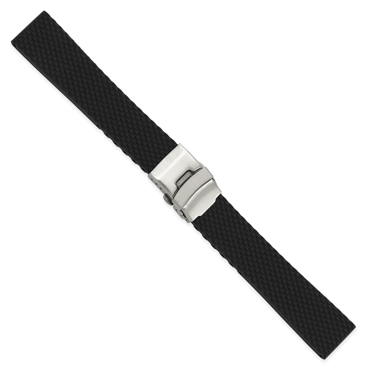Deployment Watch Band in Silicone Rubber, Textured - Sophia Jewelers