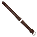 Grain DeBeer Brown Alligator-Grain Watch Band in Leather - Sophia Jewelers