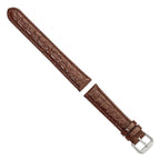 Grain DeBeer Brown Alligator-Grain Watch Band in Leather - Sophia Jewelers