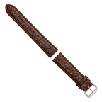Grain DeBeer Brown Alligator-Grain Watch Band in Leather - Sophia Jewelers