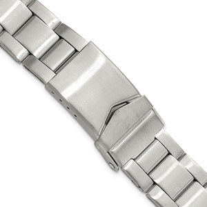 Oyster-Style Link Watch Band in Stainless Steel, 18 to 20 Mmmm - Sophia Jewelers
