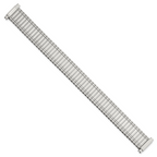 11-15mm Ladies Sanded and Polished Stainless Steel Thin-Flexo Expansion Link 6 inch Watch Band