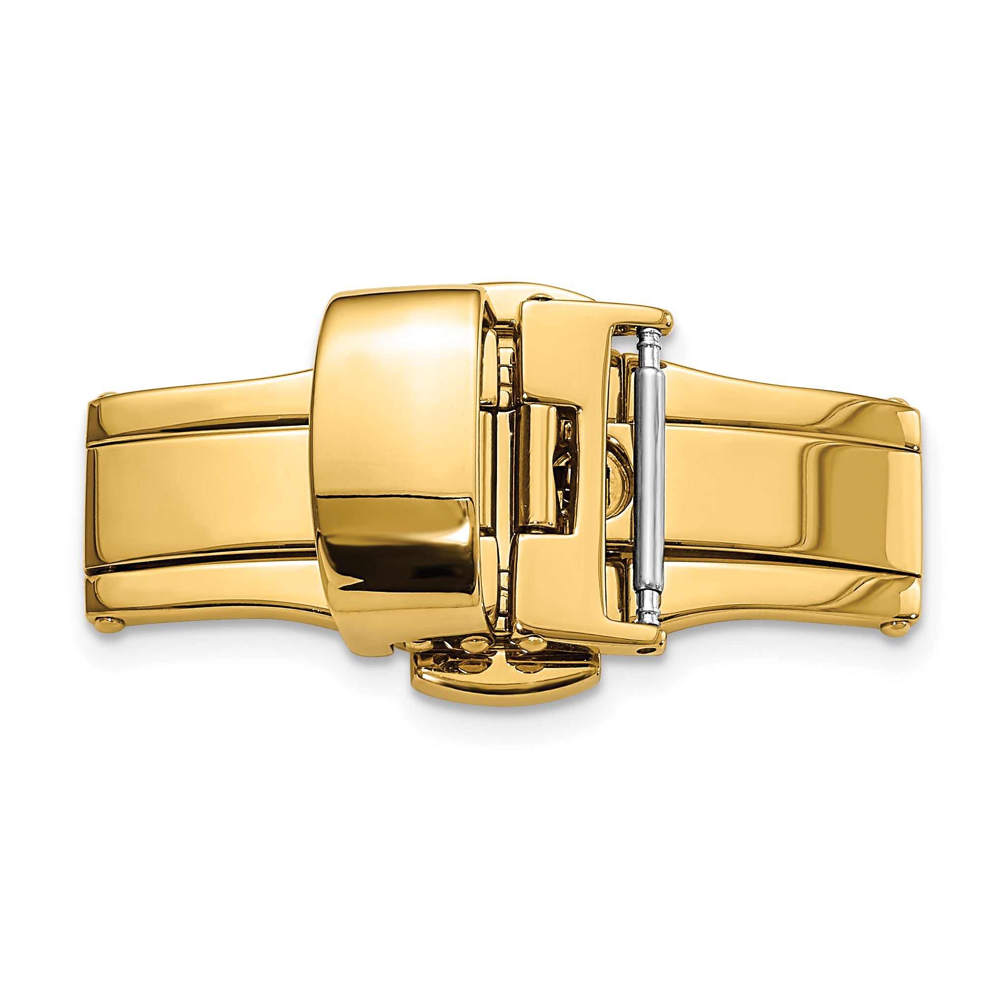 14mm Gold-tone Butterfly Style Deployment Buckle Main image