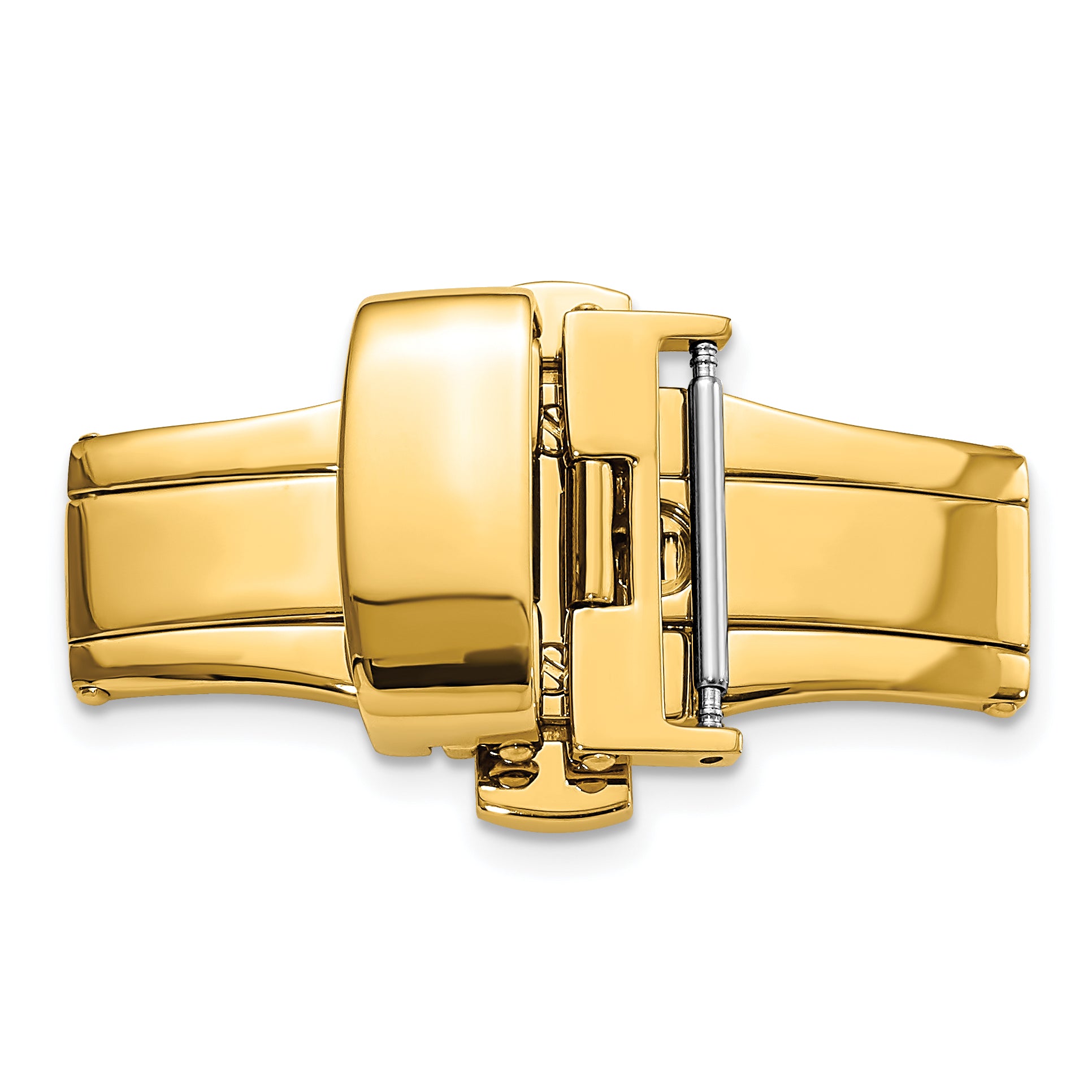 Butterfly Deployment Buckle in Gold-Tone, 16mm Secondary image