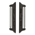 42mm Apple Watch Pair of Black Adapters Fits 24mm Watch Band