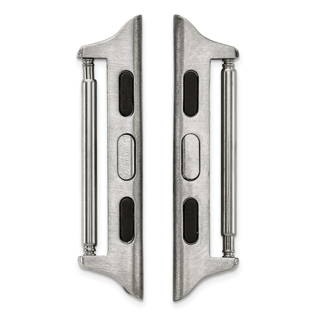 38mm Apple Watch Pair of Steel Adapters Fits 20mm Watch Band