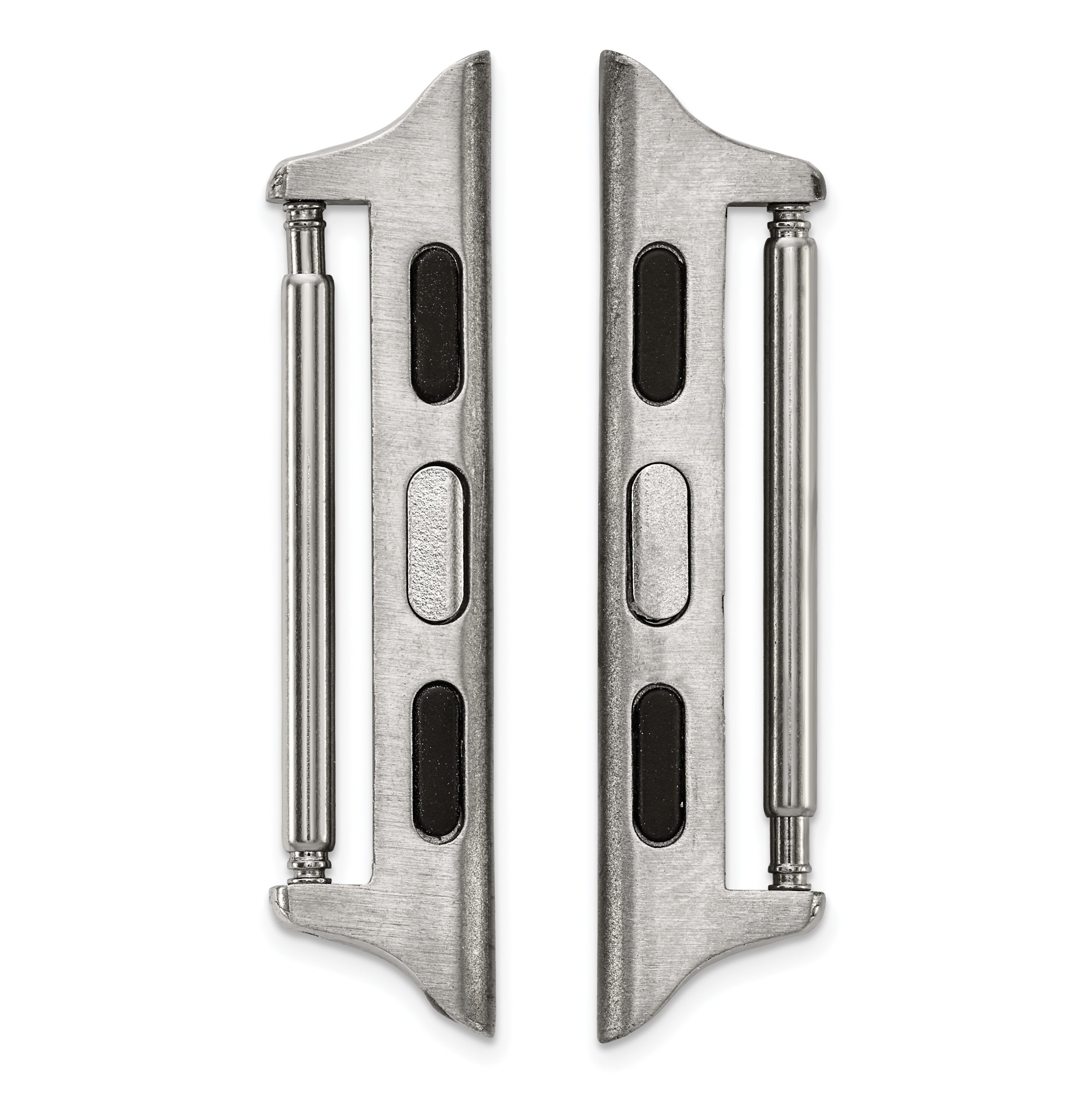 38mm Apple Watch Pair of Steel Adapters Fits 20mm Watch Band
