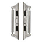 42mm Apple Watch Pair of Steel Adapters Fits 24mm Watch Band