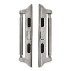 Gilden 42mm Apple Watch Pair of Steel Adapters Fits 24mm Watch Band