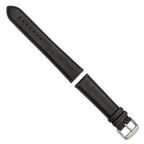 DeBeer Black Full Oil Watch Band in Leather, Brushed - Sophia Jewelers