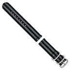 DeBeer Two-Piece Quick Release Spring Bars Watch Band in Fabric - Sophia Jewelers