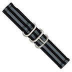 DeBeer Two-Piece Quick Release Spring Bars Watch Band in Fabric - Sophia Jewelers