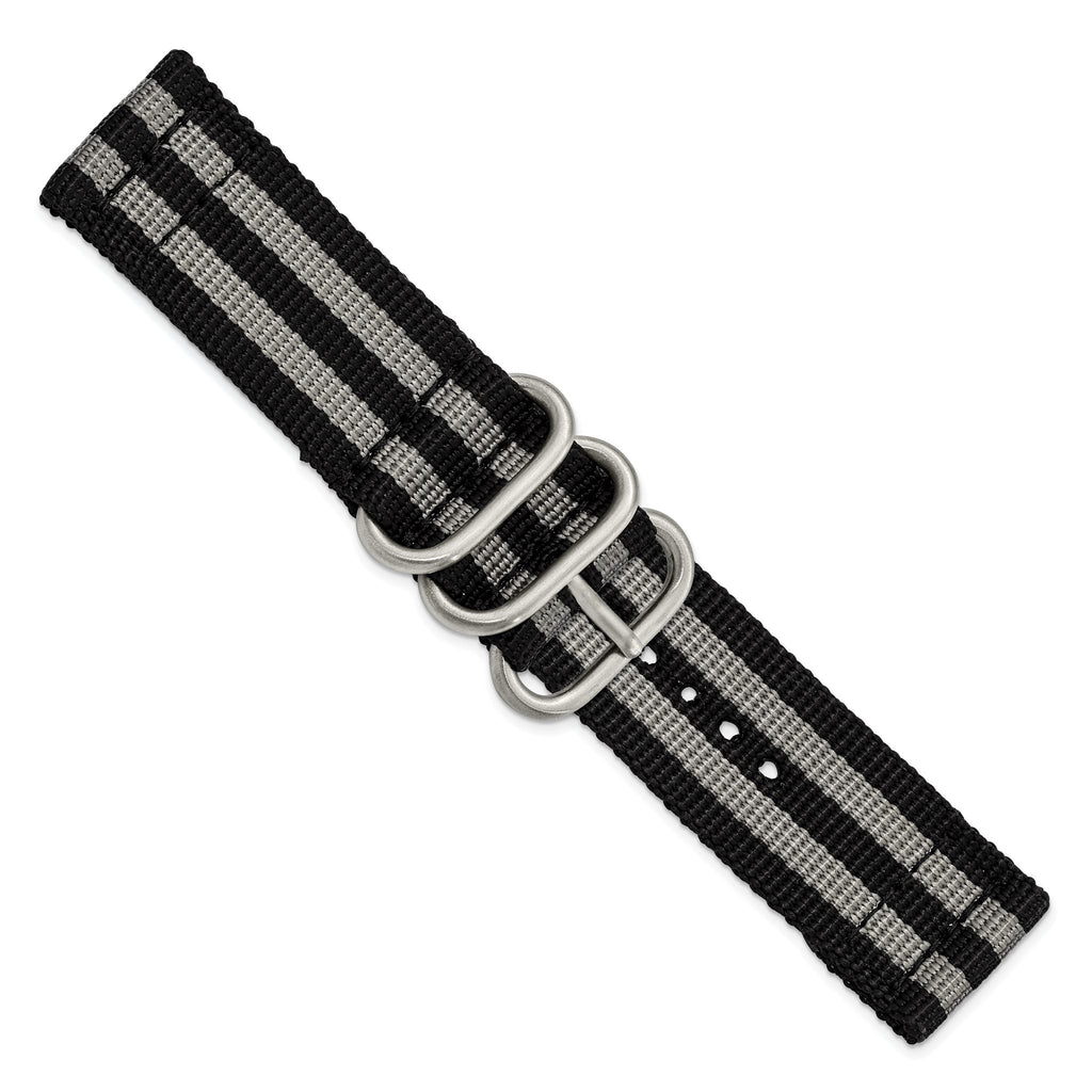 DeBeer Two-Piece Quick Release Spring Bars Watch Band in Fabric - Sophia Jewelers