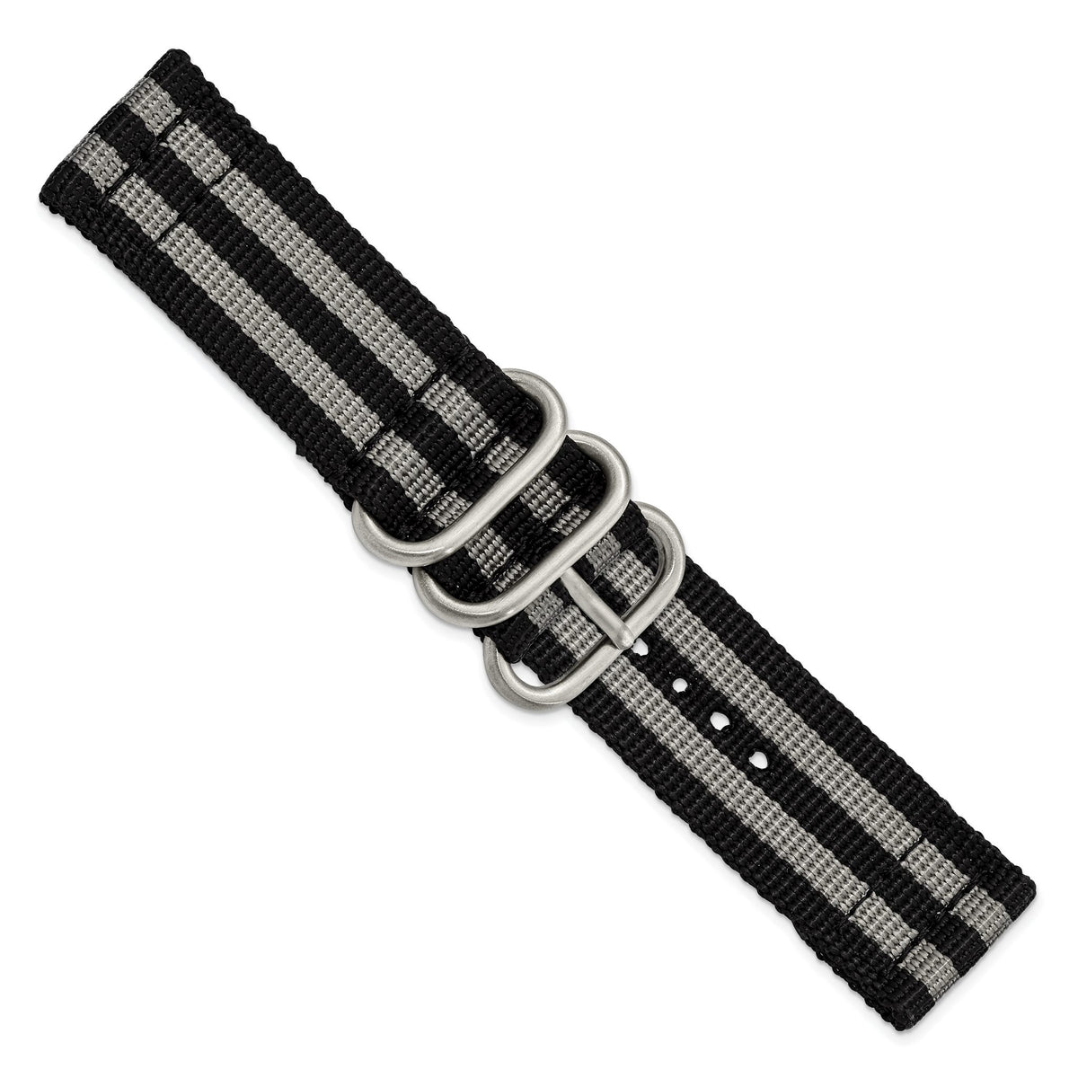 DeBeer Two-Piece Quick Release Spring Bars Watch Band in Fabric - Sophia Jewelers