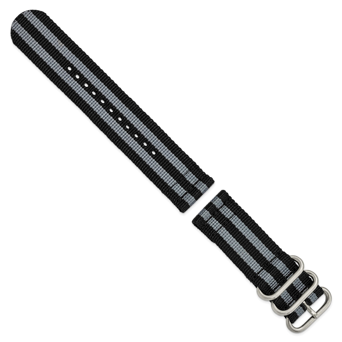 DeBeer Two-Piece Quick Release Spring Bars Watch Band in Fabric - Sophia Jewelers