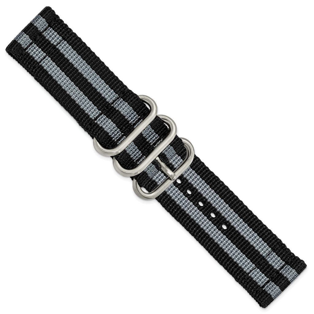 DeBeer Two-Piece Quick Release Spring Bars Watch Band in Fabric - Sophia Jewelers