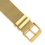 18mm Two-Piece Milanese Style Gold-tone Stainless Steel Fine Mesh 7.5 inch Watch Strap