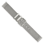 18mm Two-Piece Stainless Steel Mesh 7.5 inch Watch Strap