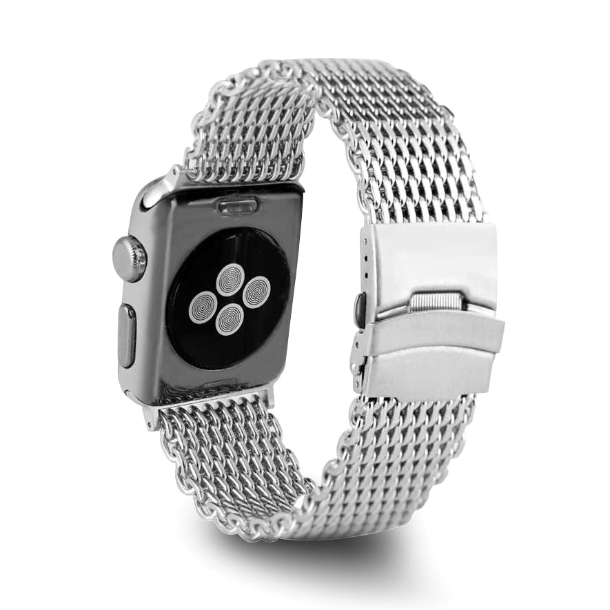 20mm Stainless Steel Shark Mesh with Divers Clasp 7 inch Watch Strap