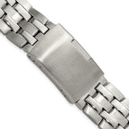 Folded Link Watch Band in Stainless Steel, 18mm