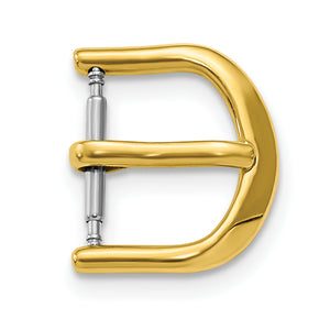 Buckle Band in Gold-Tone Stainless Steel, 12mm - Sophia Jewelers