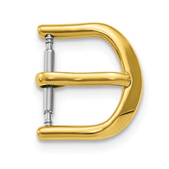 12mm Gold-tone Stainless Steel Buckle
