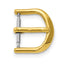12mm Gold-tone Stainless Steel Buckle - Sophia Jewelers