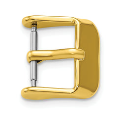 14mm Gold-tone Stainless Steel Buckle