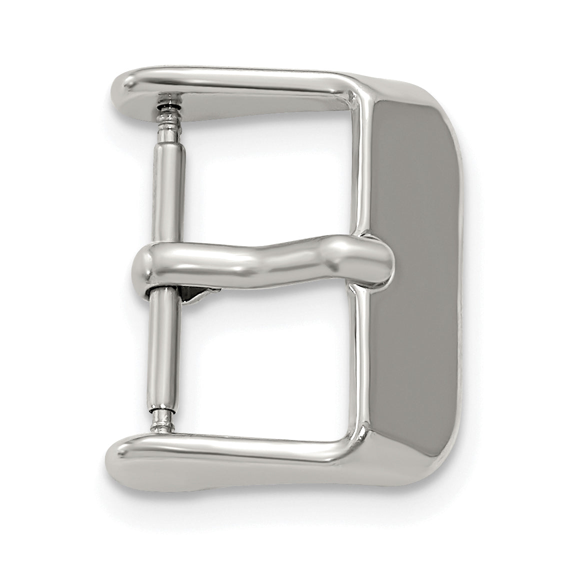 16mm Silver-tone Stainless Steel Buckle