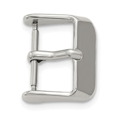 16mm Silver-tone Stainless Steel Buckle