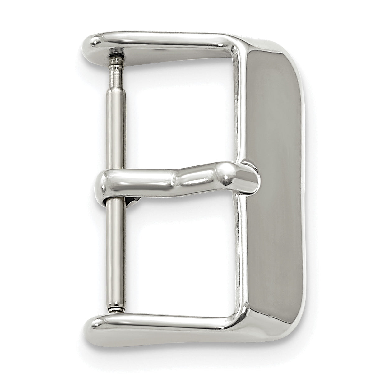 20mm Silver-tone Stainless Steel Buckle