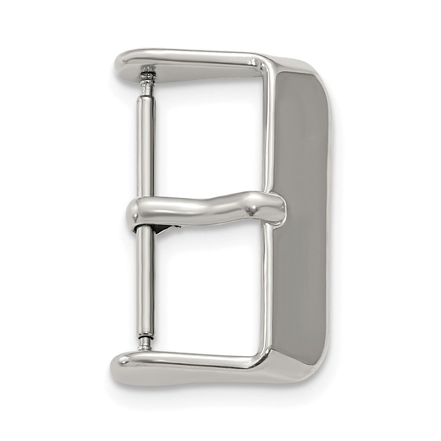 22mm Silver-tone Stainless Steel Buckle