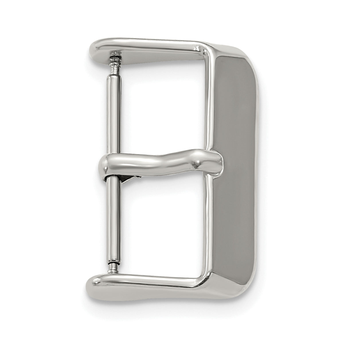 22mm Silver-tone Stainless Steel Buckle