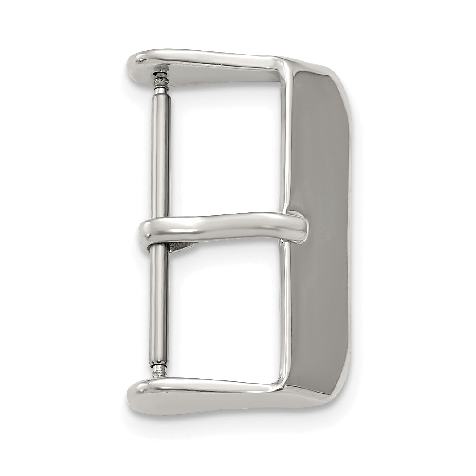 24mm Silver-tone Stainless Steel Buckle