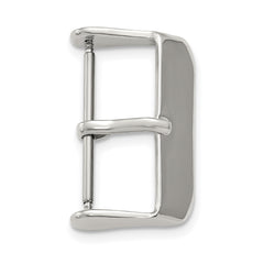 24mm Silver-tone Stainless Steel Buckle