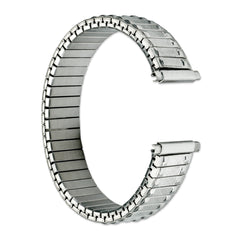 15-20mm Satin and Polished Stainless Steel 6.25 inch Expansion Watch Band