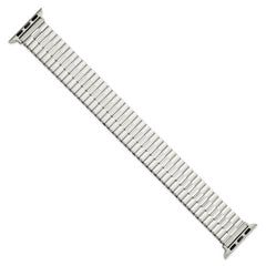 for Apple 38/40mm Smart Watch Mens Long Stainless Steel 7.5 inch Expansion Watch Band with Stainless Steel Adapters