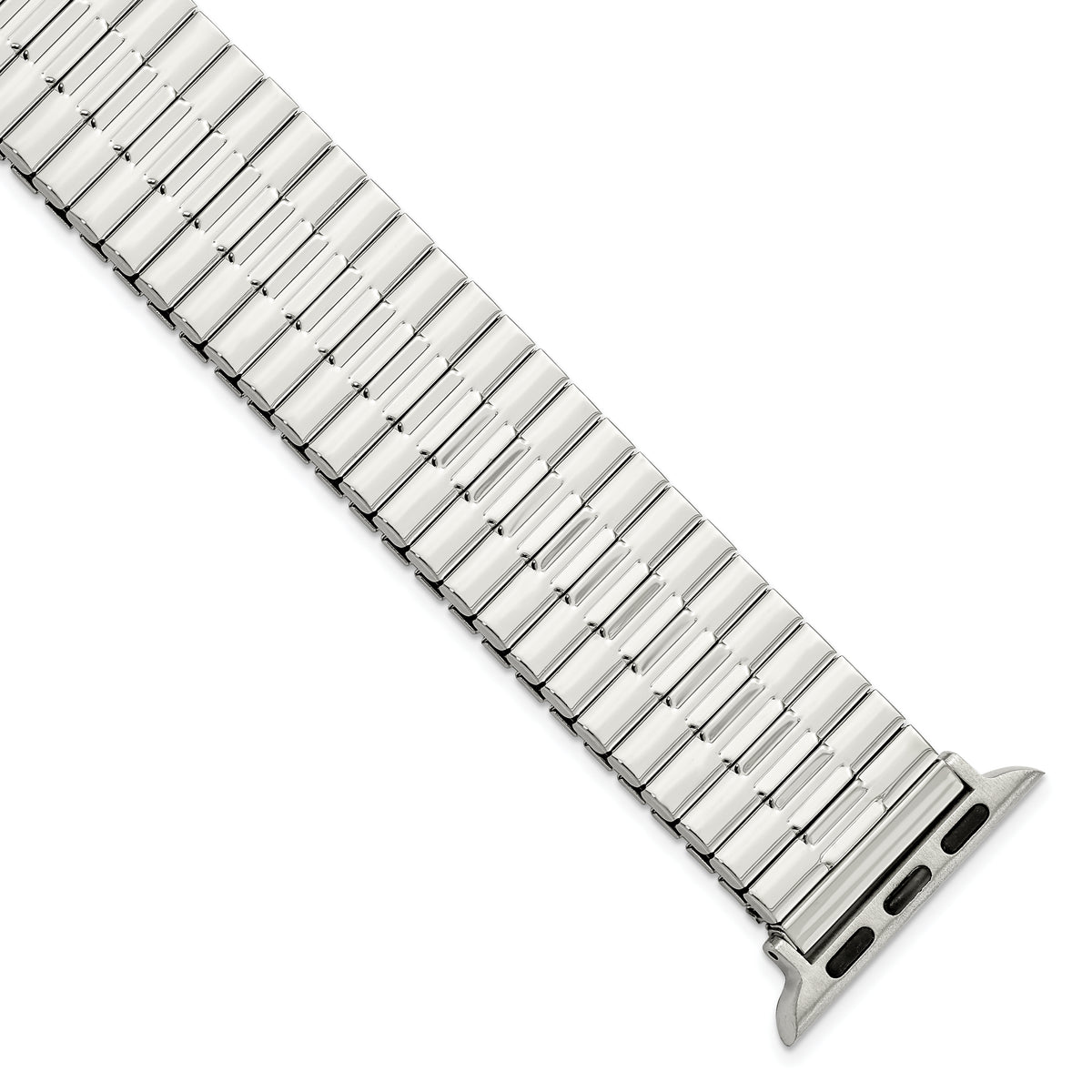 Gilden for Apple 38/40mm Smart Watch Mens Long Stainless Steel 7.5 inch Expansion Watch Band with Stainless Steel Adapters
