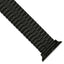 for Apple 38/40mm Smart Watch Mens Long Black Stainless Steel 7.5 inch Expansion Watch Band with Black Adapters