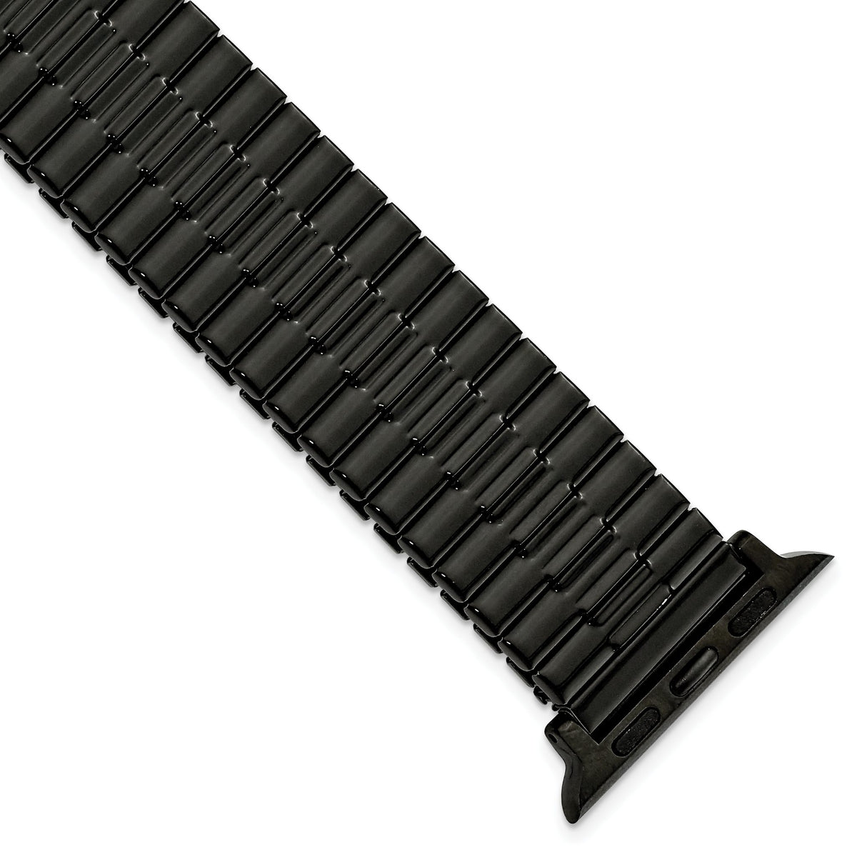 Expansion Watch Band in Black IP-Plated Stainless Steel - Sophia Jewelers