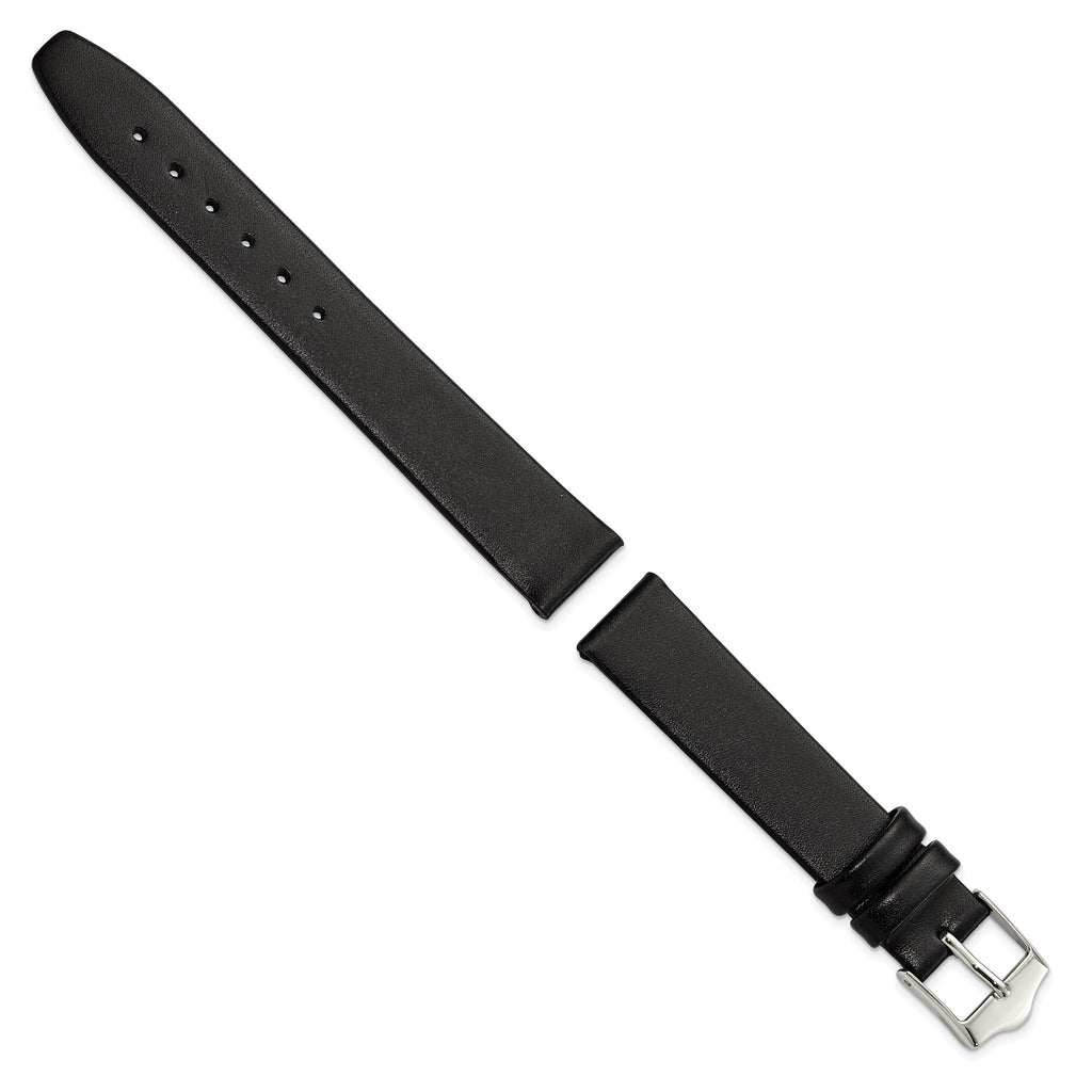 Smooth Flat Watch Band in Leather - Sophia Jewelers