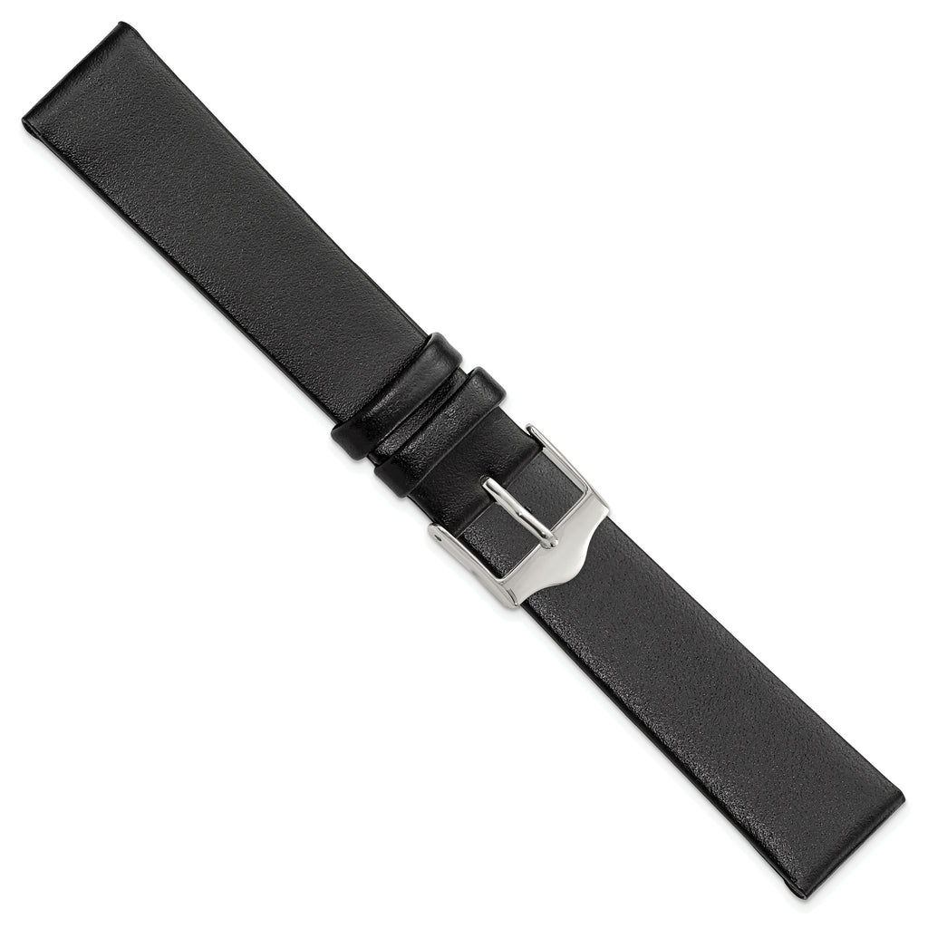 Smooth Flat Watch Band in Leather - Sophia Jewelers