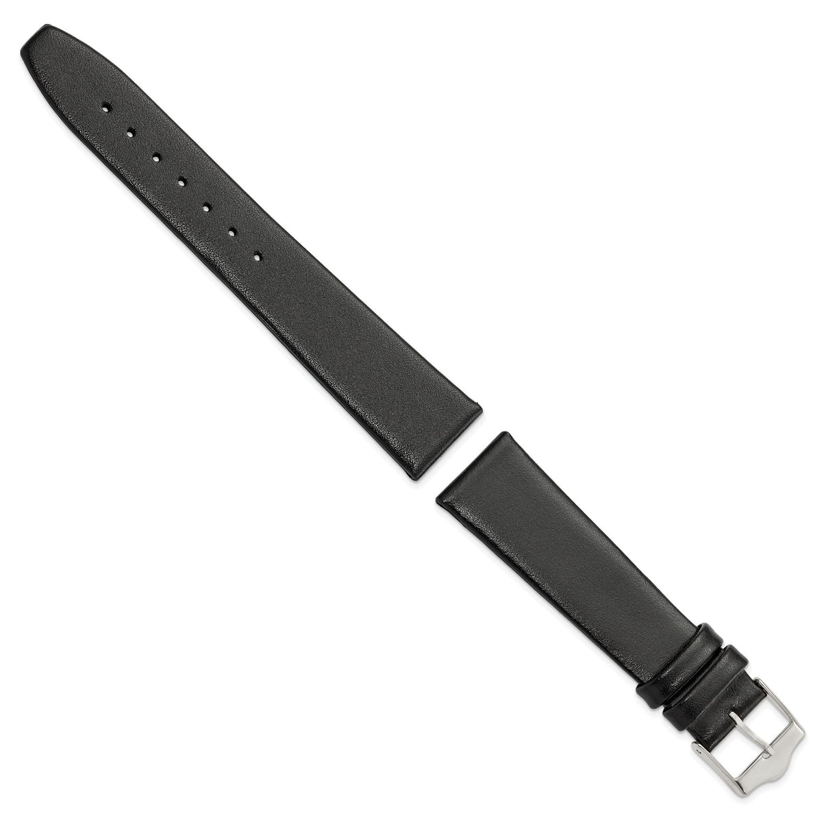Smooth Flat Watch Band in Leather - Sophia Jewelers