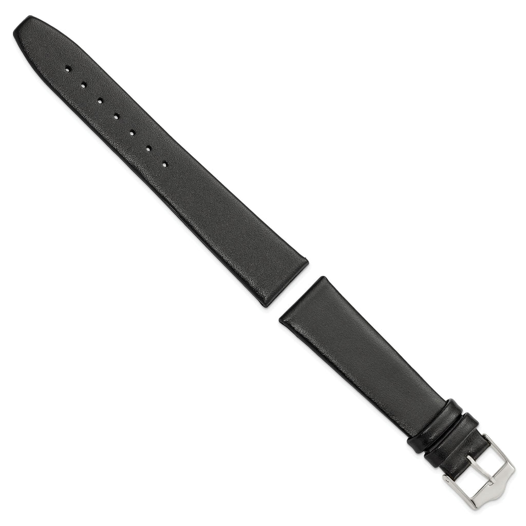 Smooth Flat Watch Band in Leather - Sophia Jewelers