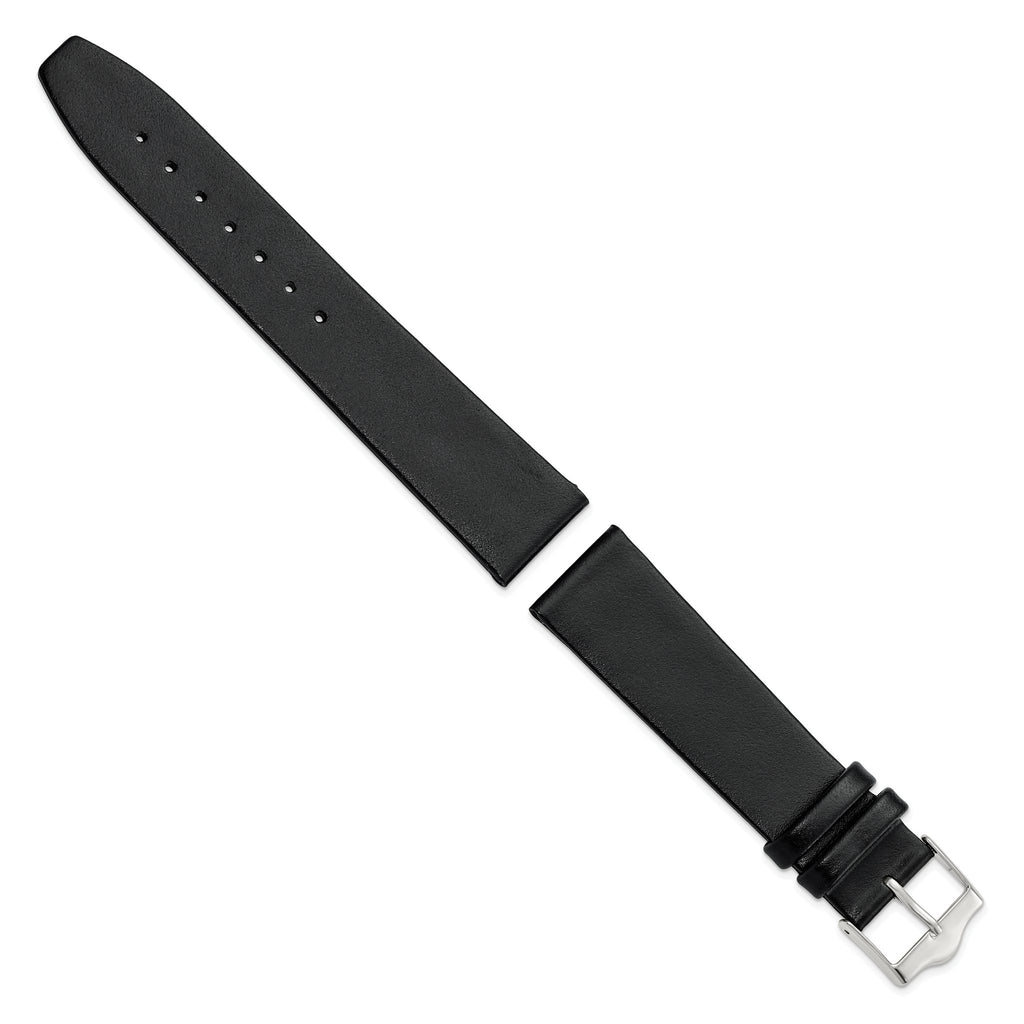 Smooth Flat Watch Band in Leather - Sophia Jewelers