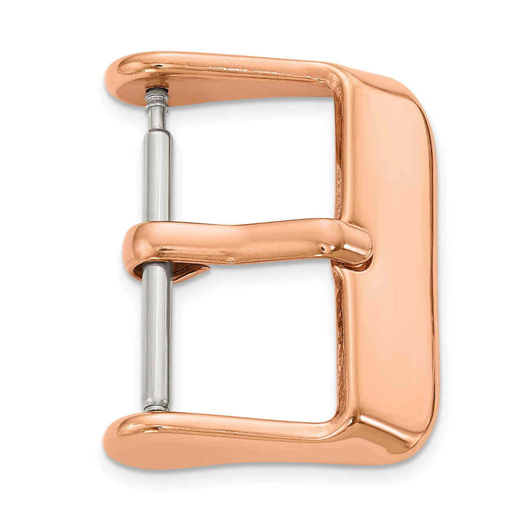12mm Rose-tone Stainless Steel Buckle - Sophia Jewelers